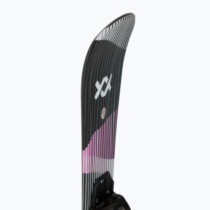 Vaikiškos kalnų slidės Völkl Shine Jr + apkaustai 4.5 VMotion Jr Lady 80-90 cm black/pink 6