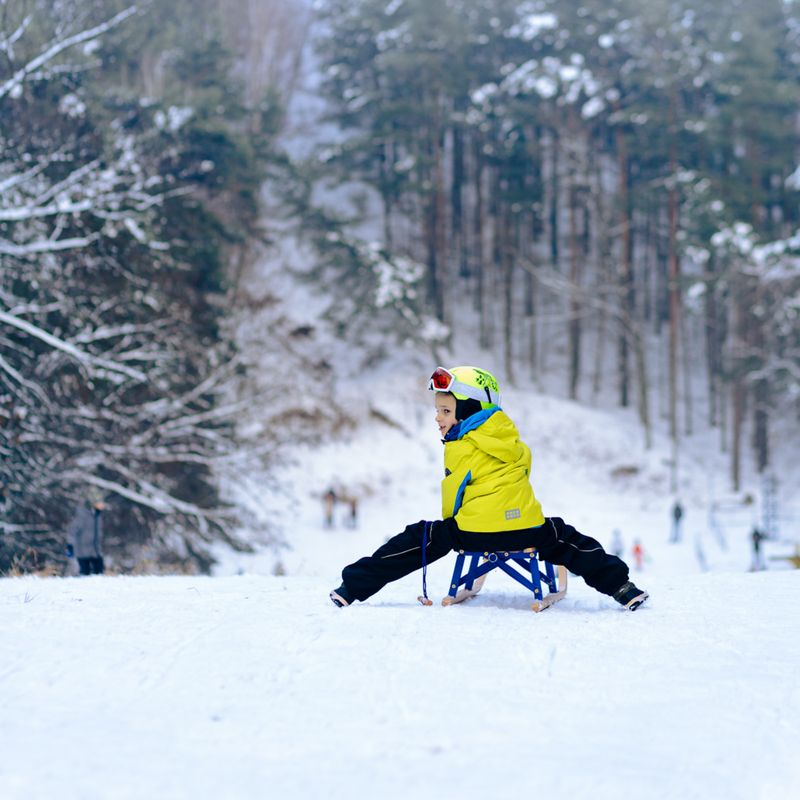 Vaikiškas slidinėjimo šalmas Marker Bino geltonas 140221.27 11