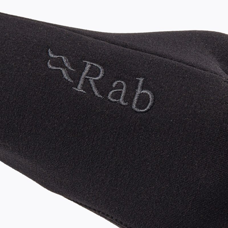 Vyriškos trekingo pirštinės Rab Power Stretch Pro black 4