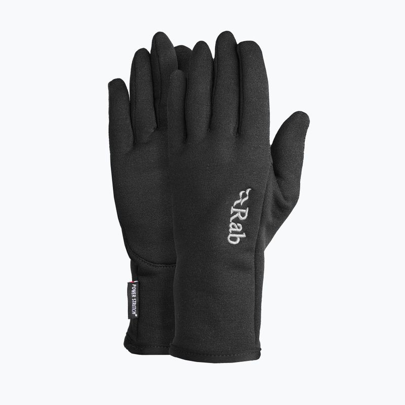 Vyriškos trekingo pirštinės Rab Power Stretch Pro black 5