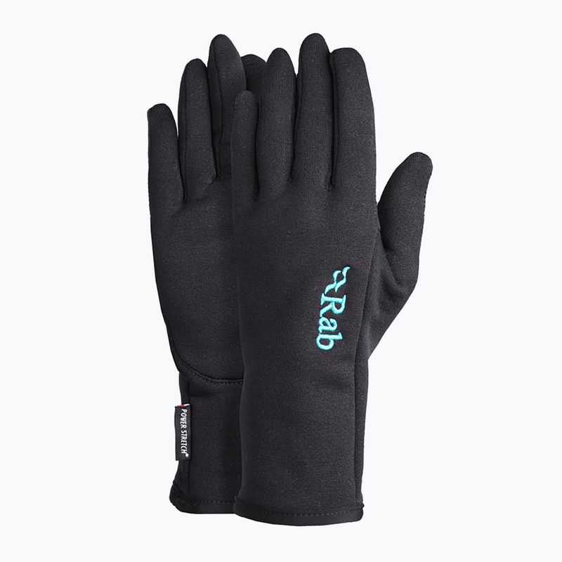 Moteriškos žygio pirštinės Rab Power Stretch Pro black