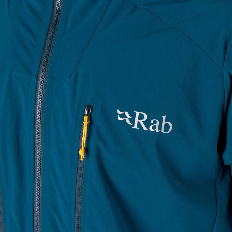 Rab Borealis vyriška softshell striukė mėlyna QWS-35-IK 4