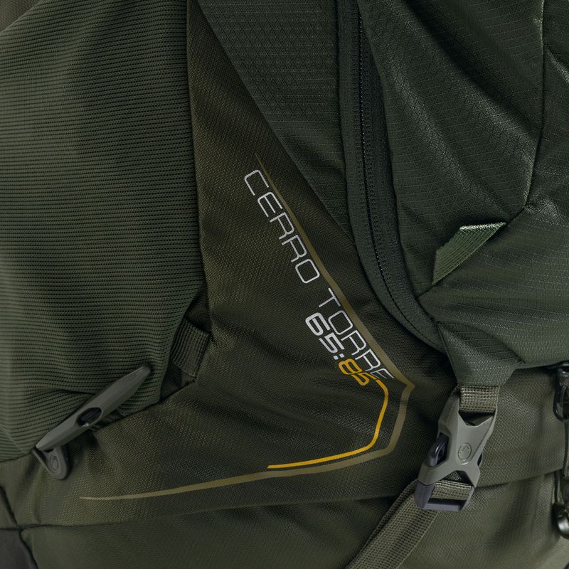 Vyriška trekingo kuprinė Lowe Alpine Cerro Torre 65 + 20 l žalia FBQ-01-DO-65 5