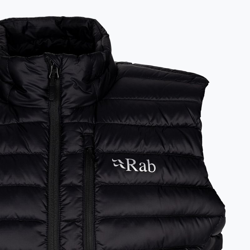 Rab Microlight vyriška trekingo liemenė juoda QDB-18-BL-S 3