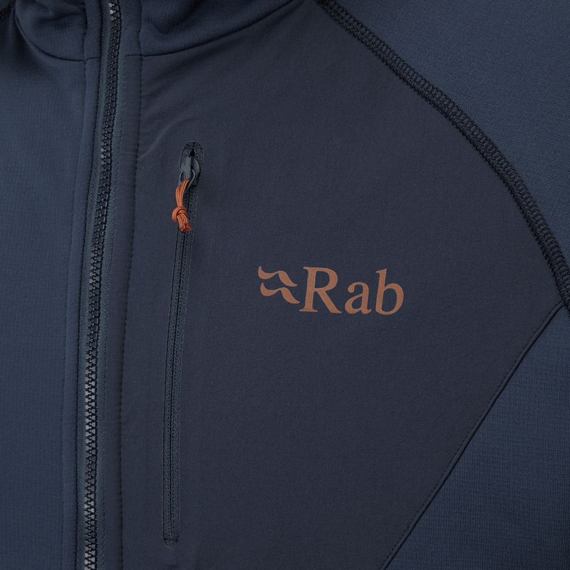Vyriškas džemperis Rab Superflux Hoody deep ink/deep ink 4