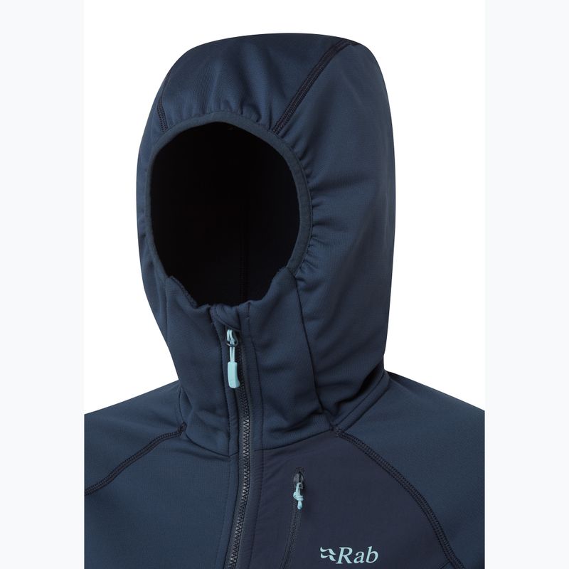 Moteriškas žygio džemperis Rab Superflux Hoody deep ink 3