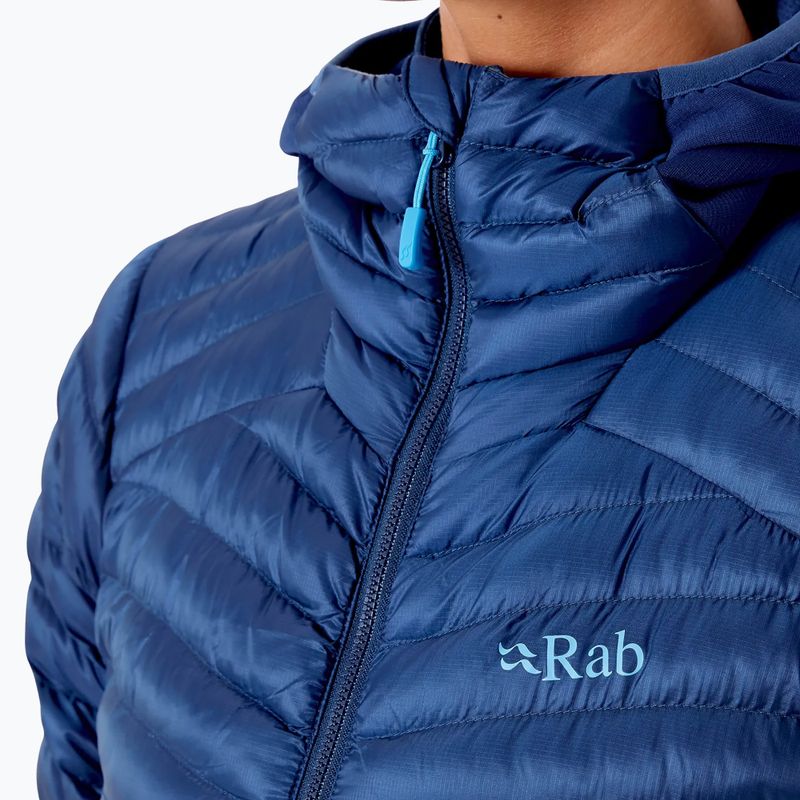 Moteriška pūkinė striukė Rab Cirrus Flex 2.0 Hoody blue QIO-69 8