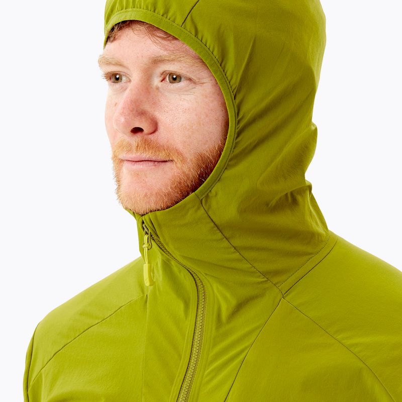 Rab Borealis vyriška softshell striukė žalia QWS-35 3