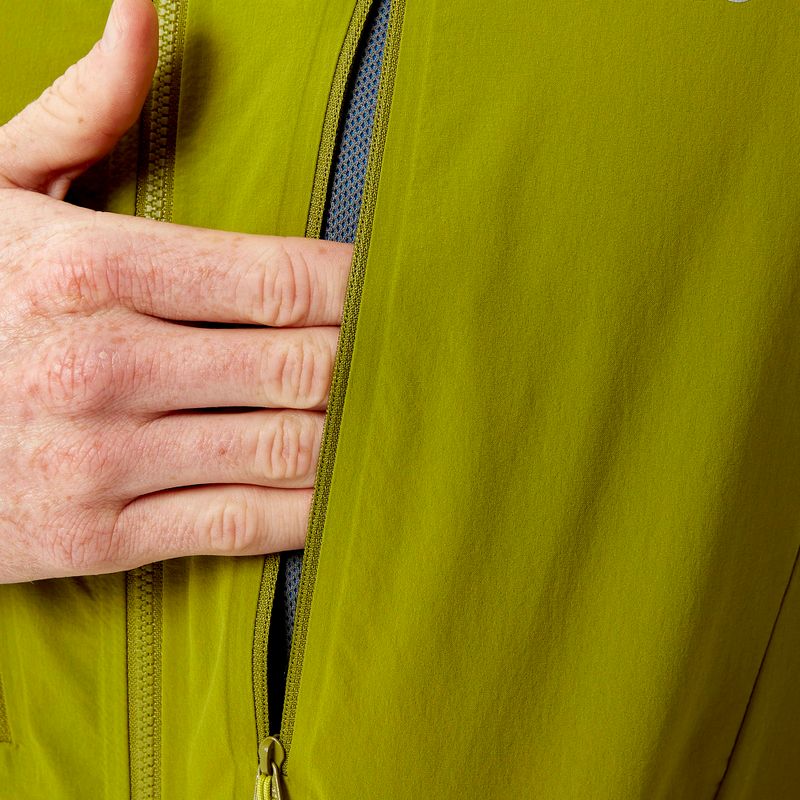 Rab Borealis vyriška softshell striukė žalia QWS-35 5