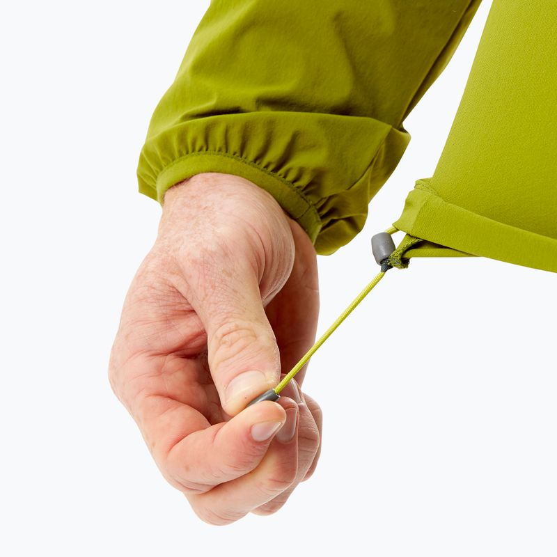 Rab Borealis vyriška softshell striukė žalia QWS-35 9