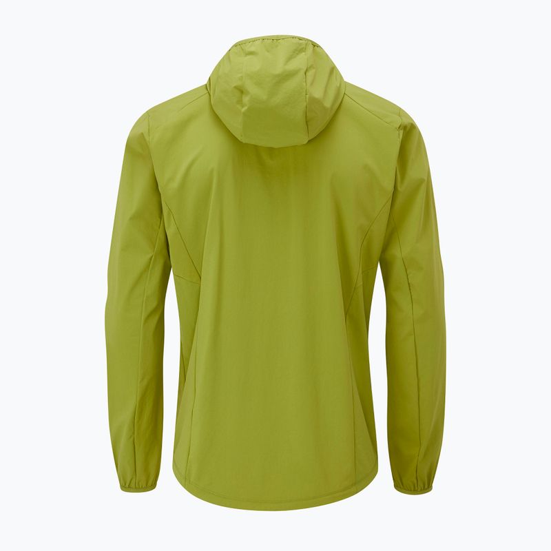 Rab Borealis vyriška softshell striukė žalia QWS-35 11