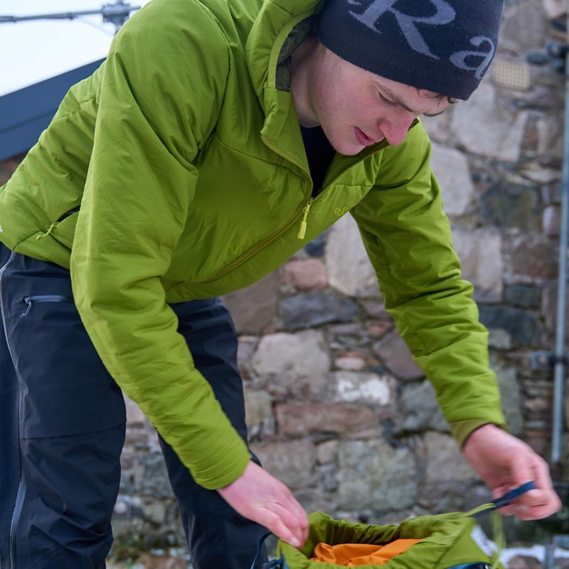 Rab Borealis vyriška softshell striukė žalia QWS-35 15