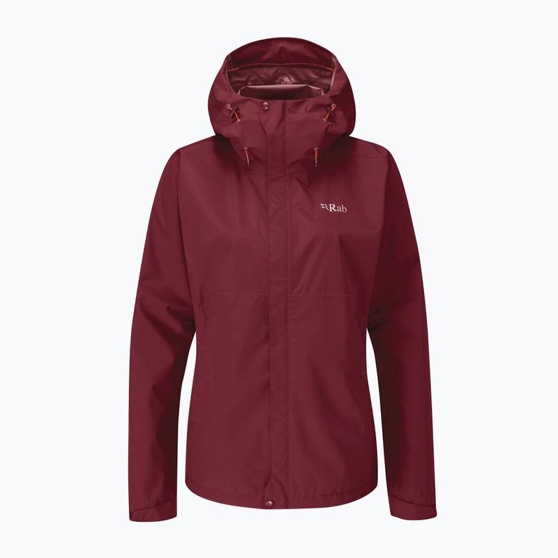 Rab Downpour Eco moteriška striukė nuo lietaus kaštoninės spalvos QWG-83-HD-08 3