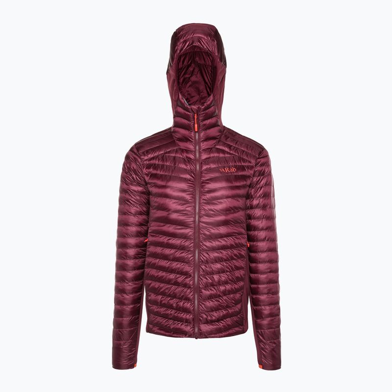 Moteriška pūkinė striukė Rab Cirrus Flex 2.0 Hoody kaštoninės spalvos QIO-69 2