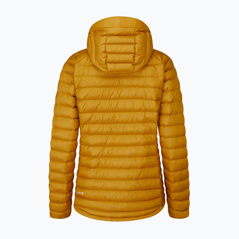 Moteriška pūkinė striukė Rab Microlight Alpine yellow QDB-13-DBN-08 2
