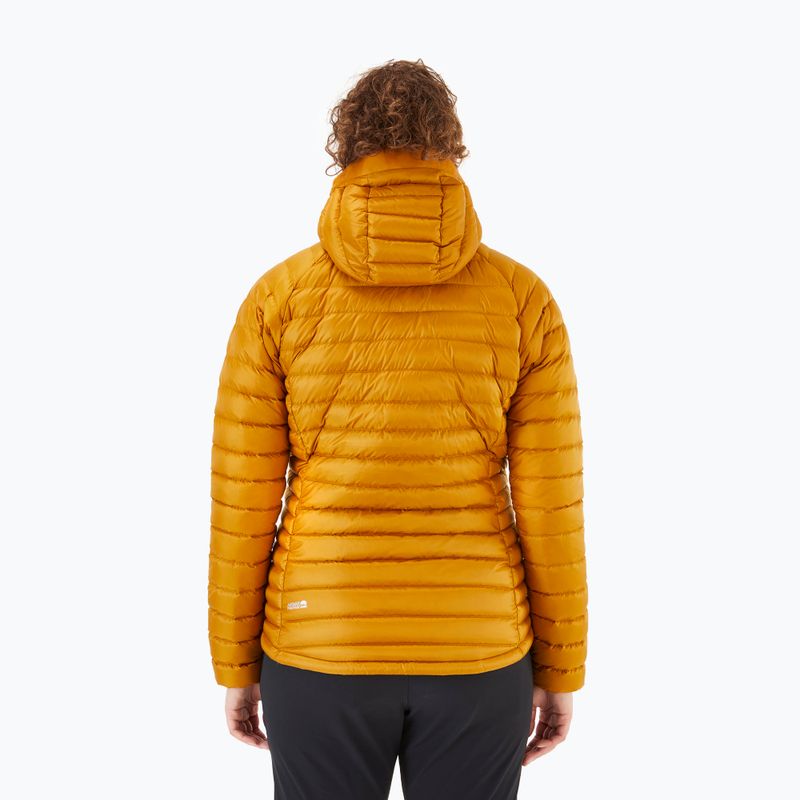 Moteriška pūkinė striukė Rab Microlight Alpine yellow QDB-13-DBN-08 8