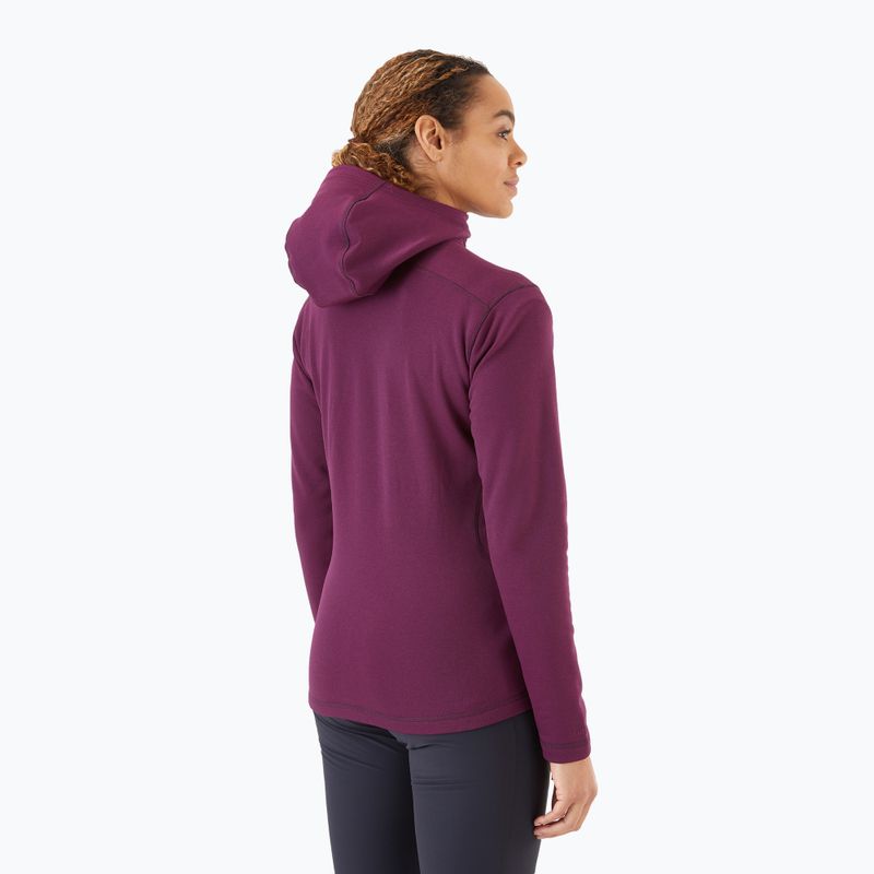 Moteriški vilnoniai džemperiai su gobtuvais Rab Geon Hoody purple QFE-94-EGG 2