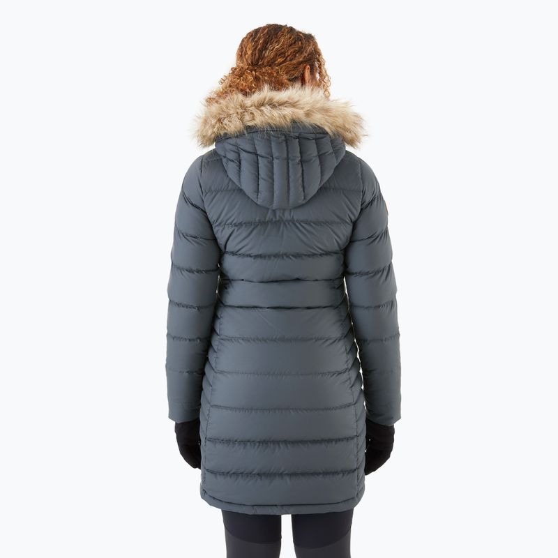 Moteriška pūkinė striukė Rab Deep Cover Parka steel 2