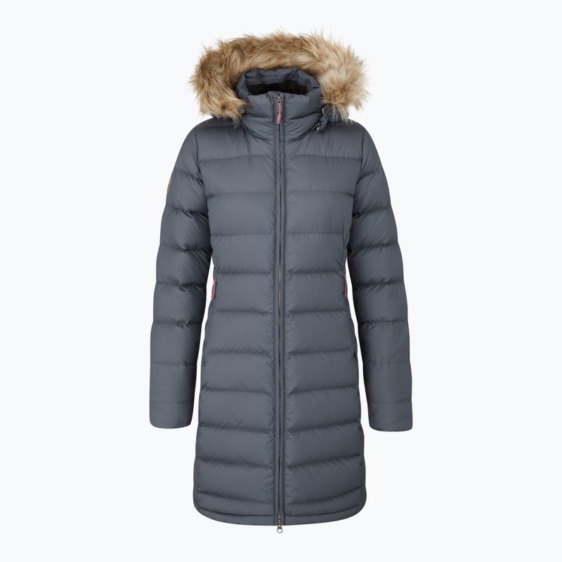 Moteriška pūkinė striukė Rab Deep Cover Parka steel 3