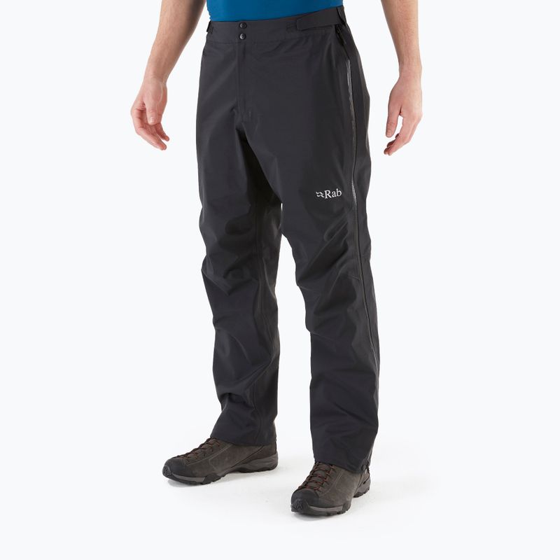 Rab Kangri GTX vyriškos kelnės nuo lietaus, juodos QWH-03