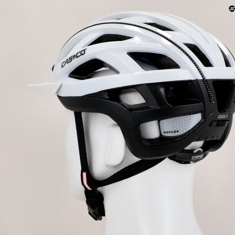 CASCO moteriškas dviratininko šalmas Cuda baltos ir juodos spalvos 2 04.1607 9