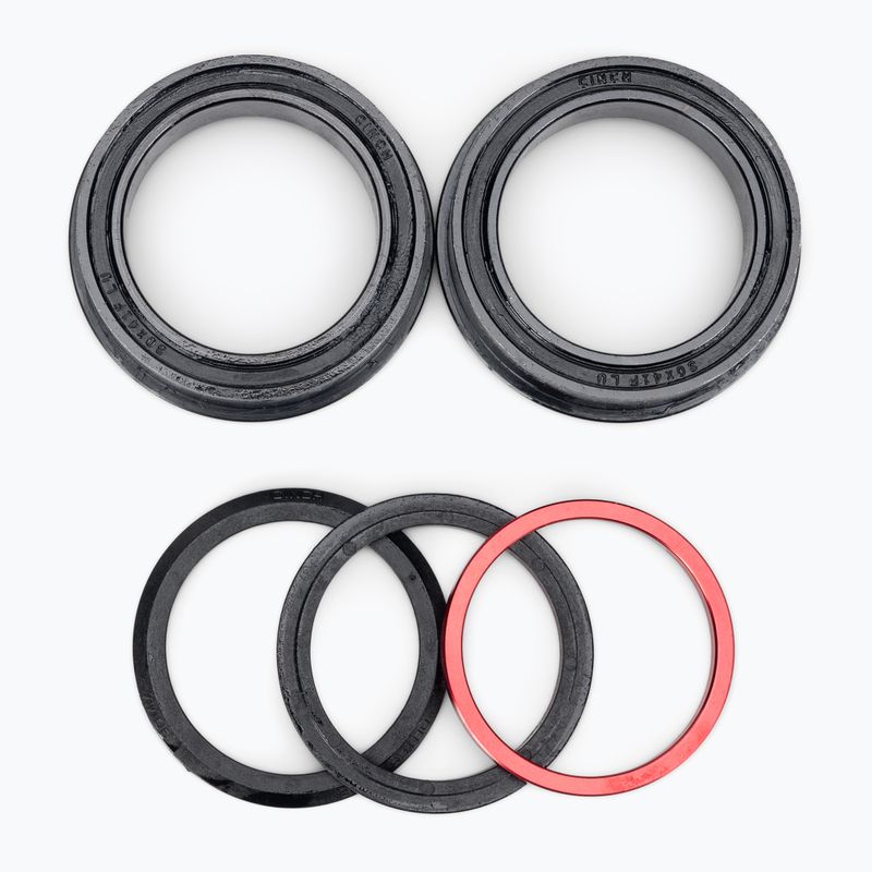 Apatinis laikiklio įdėklas RACE FACE BB124 O30 Double Row Ext. Seal black 3