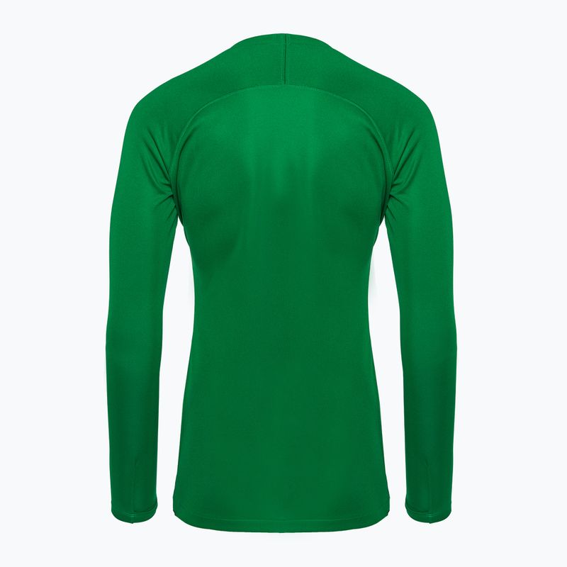 Moteriški termoaktyvūs marškinėliai ilgomis rankovėmis Nike Dri-FIT Park First Layer LS pine green/white 2