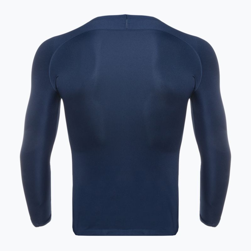 Moteriški termoaktyvūs marškinėliai ilgomis rankovėmis Nike Dri-FIT Park First Layer LS midnight navy/white 2