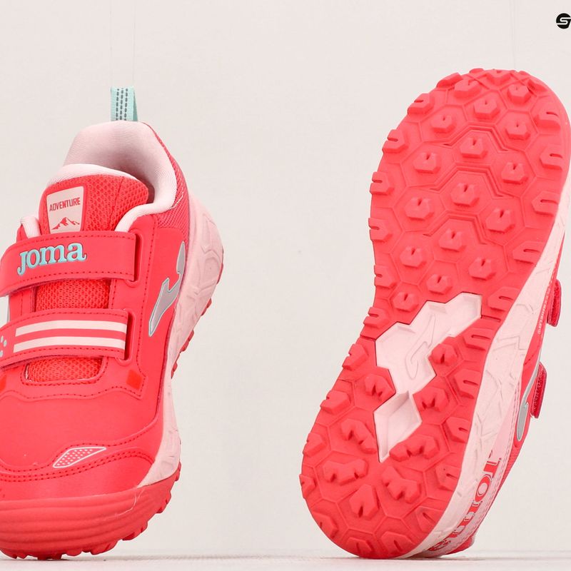 Joma J.Adventure 2210 oranžiniai-rožiniai vaikiški bėgimo bateliai JADVW2210V 12