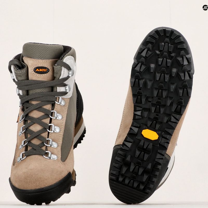 Moteriški trekingo batai AKU Ultra Light Original GTX grey/beige 11