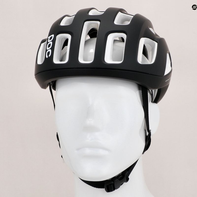 POC Ventral Air MIPS NFC dviratininko šalmas urano juoda/vandenilio balta matinė 10