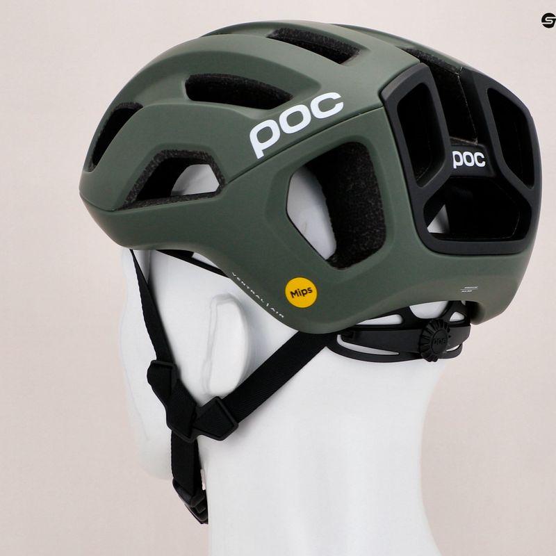 POC Ventral Air MIPS dviračių šalmas epidote green matt 7