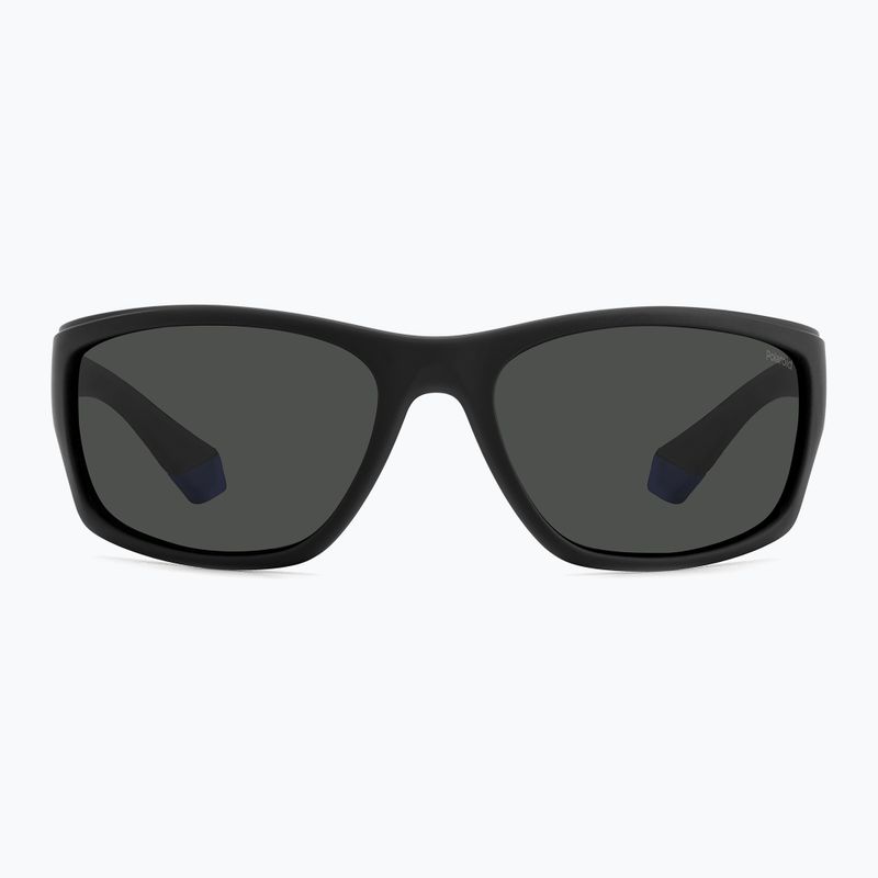 Vyriški akiniai nuo saulės Polaroid PLD 2135/S matte black blue/grey polarized 3