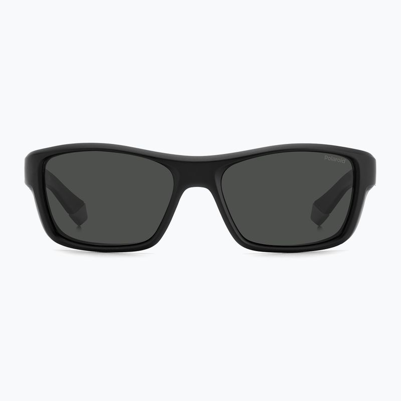 Vyriški akiniai nuo saulės Polaroid PLD 7046/S black grey/grey polarized 3