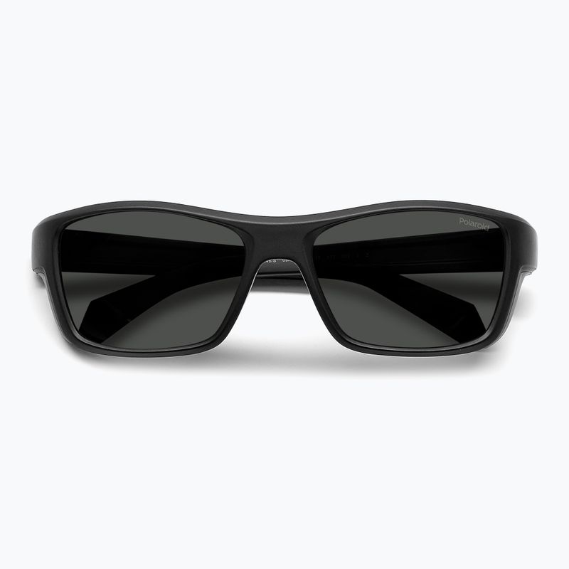 Vyriški akiniai nuo saulės Polaroid PLD 7046/S black grey/grey polarized 4