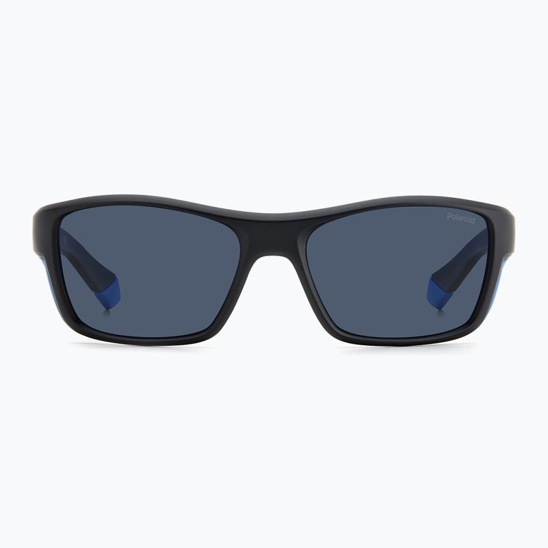Vyriški akiniai nuo saulės Polaroid PLD 7046/S black azure/blue polarized 3