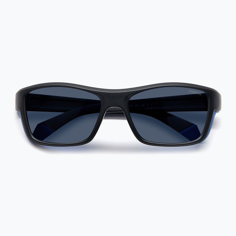 Vyriški akiniai nuo saulės Polaroid PLD 7046/S black azure/blue polarized 4