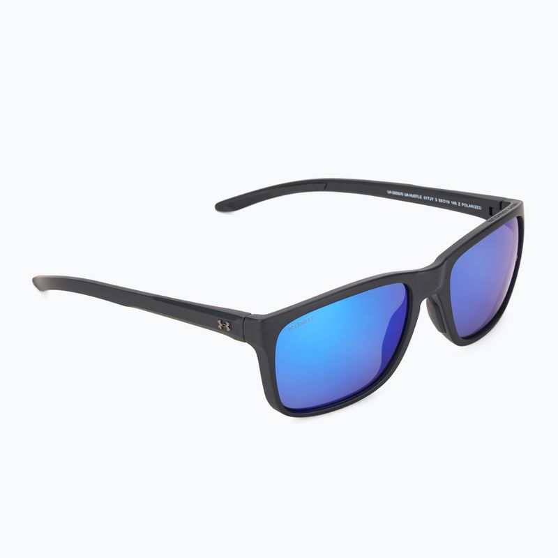 Vyriški akiniai nuo saulės Under Armour 0005/S S3 black blue/blue multilayer