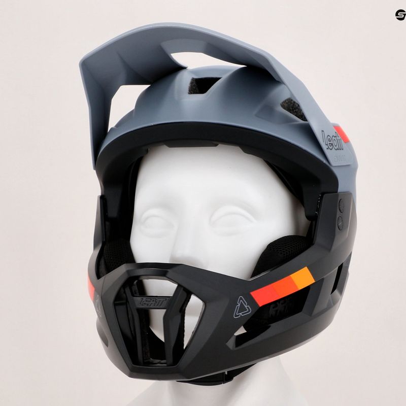 Leatt MTB Enduro 2.0 vaikiškas dviratininko šalmas V23 juodas 1023015001 10