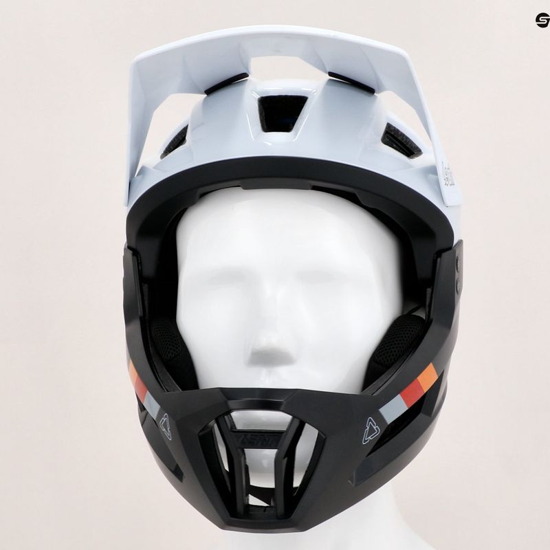 Leatt MTB Enduro 2.0 dviratininko šalmas V23 baltas ir juodas 1023014952 10