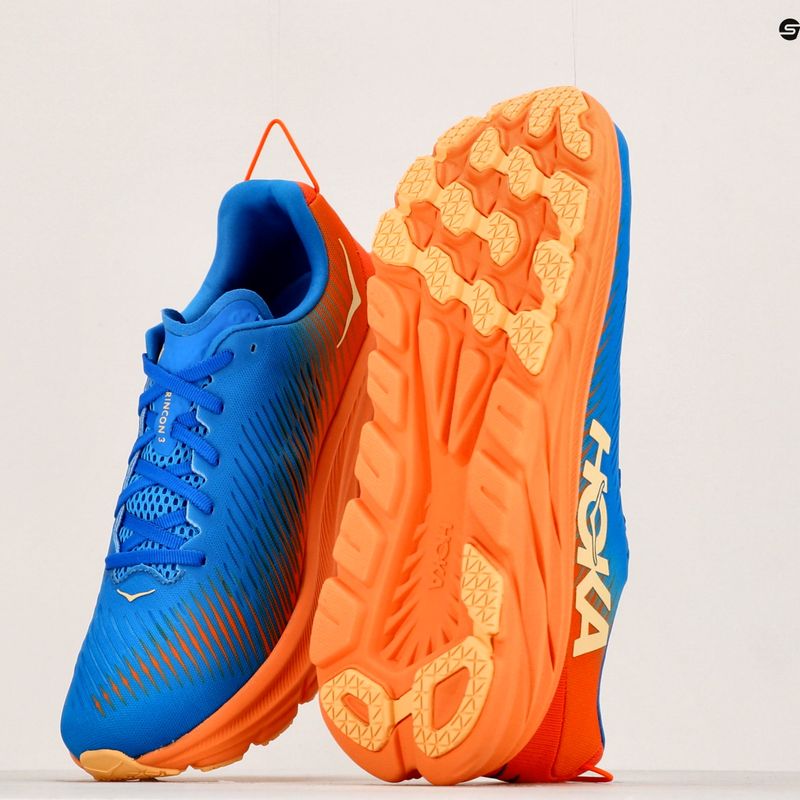 HOKA vyriški bėgimo bateliai Rincon 3 blue-orange 1119395-CSVO 11