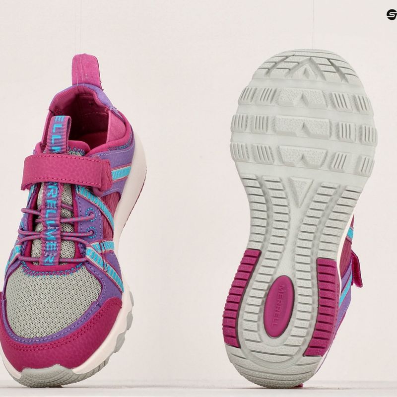 Merrell Hydro Free Roam rožinės spalvos vaikiški turistiniai sandalai MK165669 13