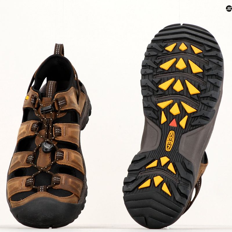 Keen Targhee III vyriški trekingo sandalai rudi 1022427 12