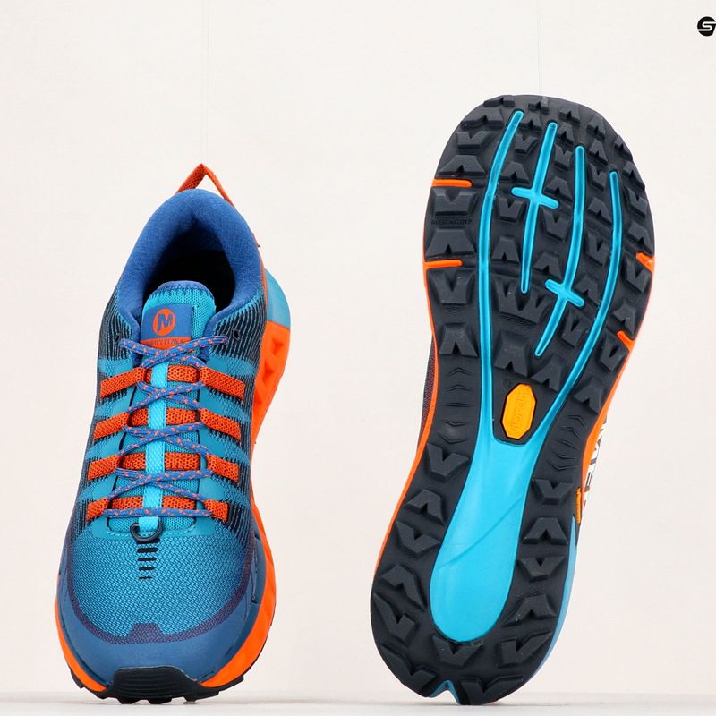 Merrell Agility Peak 4 mėlyni vyriški bėgimo bateliai J135111 19