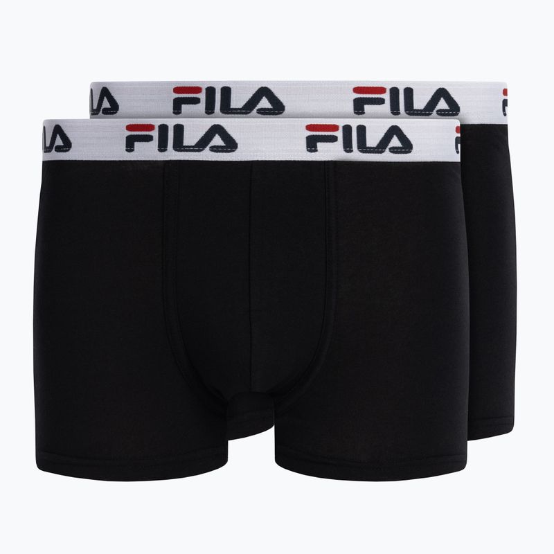 FILA vyriški boksininko šortai FU5016/2 2 vnt., juodi