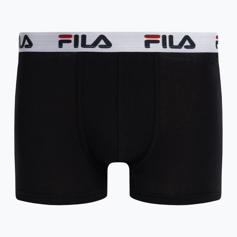 FILA vyriški boksininko šortai FU5016/2 2 vnt., juodi 2