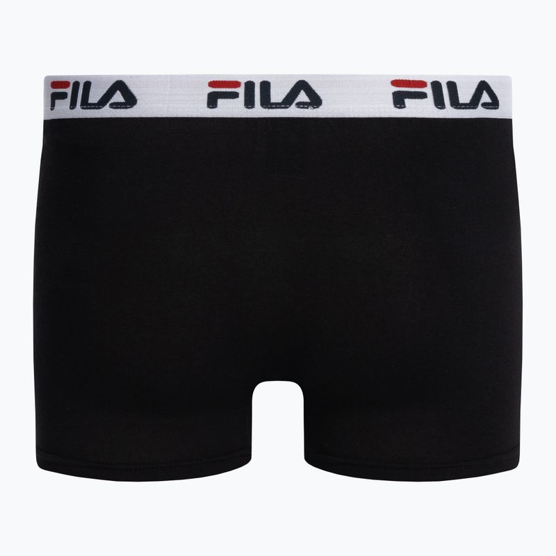 FILA vyriški boksininko šortai FU5016/2 2 vnt., juodi 3