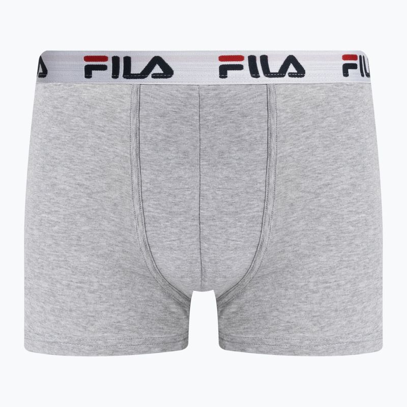 FILA vyriški boksininko šortai FU5016 pilki
