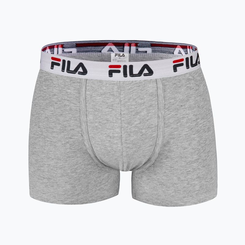 FILA vyriški boksininko šortai FU5016 pilki 4