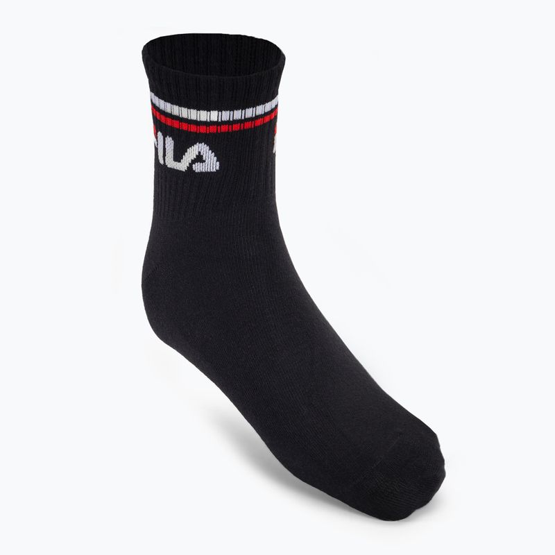 Kojinės Fila Unisex Quarter 3 Pack black 2